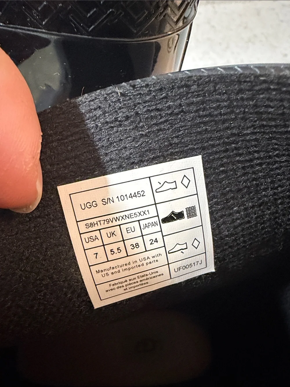 UGG worn twice